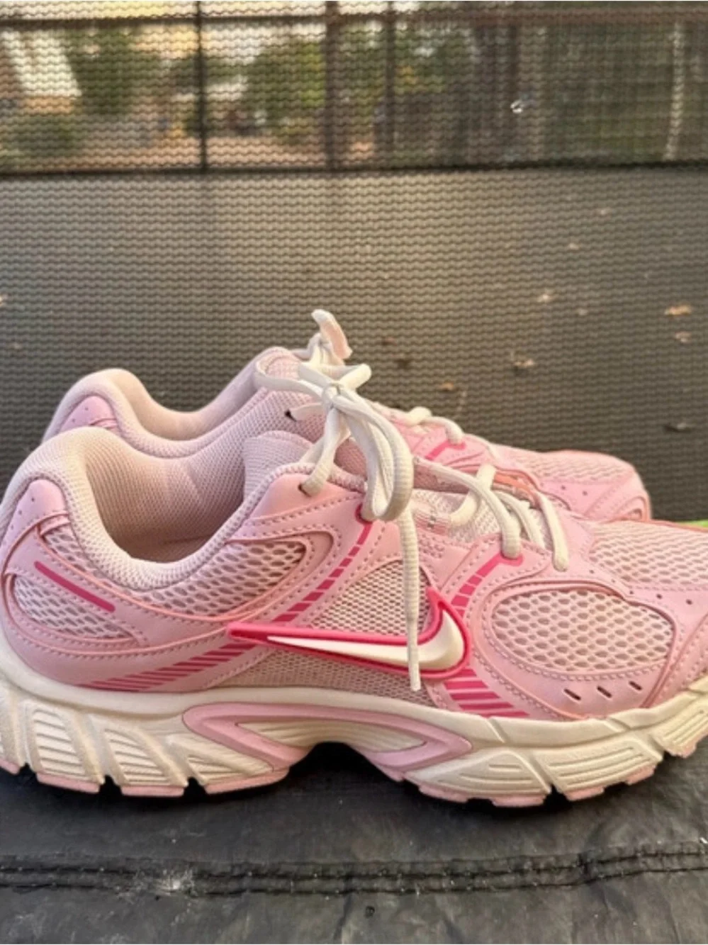 Nike Pink Girls' Athletic Sneakers - Light Pink/Hot Pink